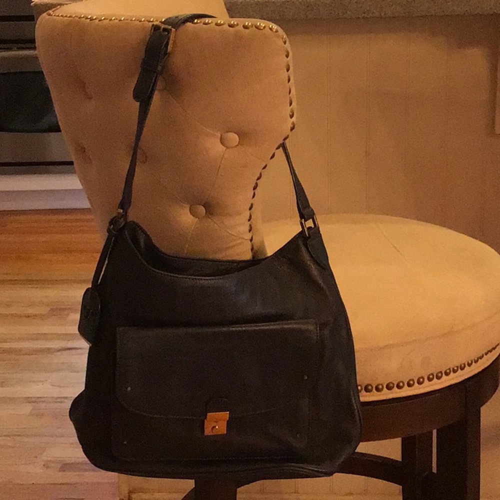 Tory Burch Navy Leather bag